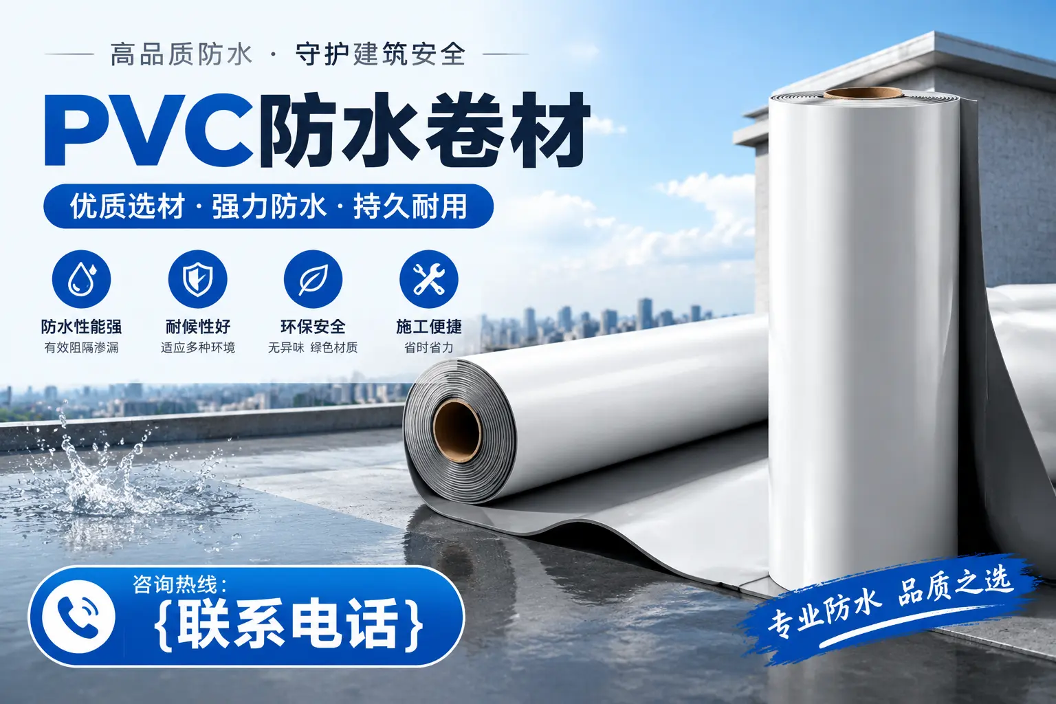 PVC防水卷材的选购技巧与注意事项,助您在焦作找到合适产品